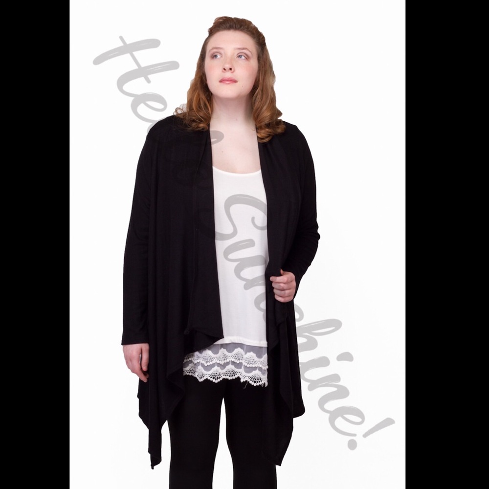 Double Duty Black Cardigan
